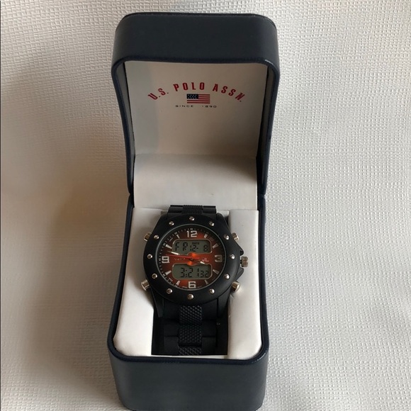 U.S. Polo Assn Boys watch New Black - Picture 1 of 7